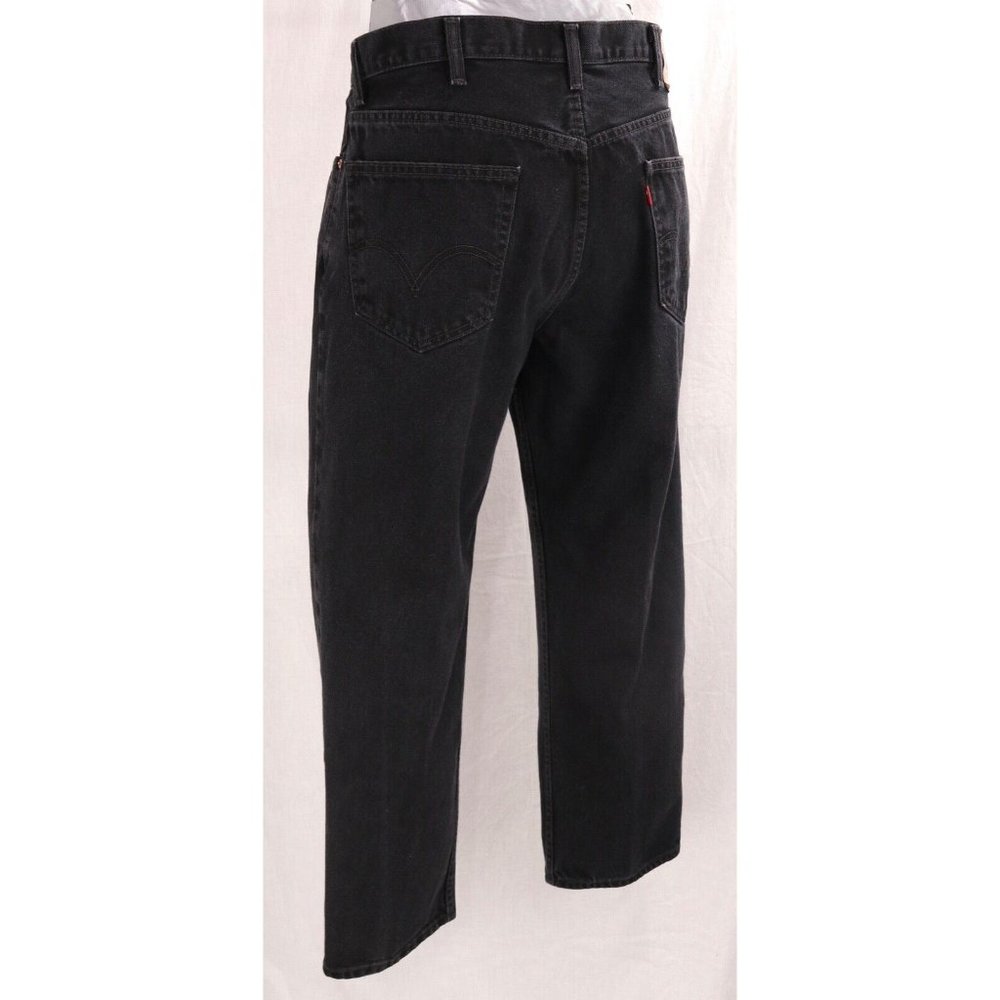 Levi’s Relaxed Fit 550 Men's 38x30 Blue Jean Black Wash Denim Straight Leg W38 L - Picture 9 of 12